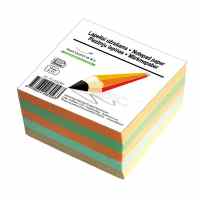 Piezīmju papīrs SMLT (maiņa), 9x9cm, 500 lapas krāsainas       (PU-500SP)
