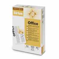 Papīrs SIRIUS OFFICE  A4 80g/m2, 500 loksnes/iepak.