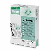 Papīrs SIRIUS UNIVERSE A4 80 g/ m2, 500 loksnes/ iepakojumā