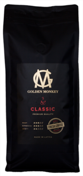 Kafijas pupiņas Golden Monkey CLASSIC, 1kg