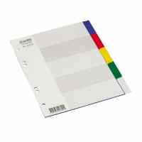 Sadalītājs dokumentiem Bantex Strong Line A5 formāts, 1-5 krāsains