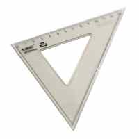 Lineāls trīsstūris BIC 45", 21 cm