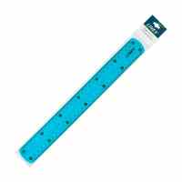 Lineāls HAMELIN LINEX Flex 30 cm, zilā krāsa