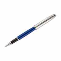 Pildspalva rolleris SCRIKSS Oscar 39 Navy Blue/ Chrome, tumši zils korpuss, hromētas detaļas, zila tinte