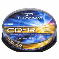 ESPERANZA titanium CD-R 700MB, 52X, cake box, 10 gab./ iepak.