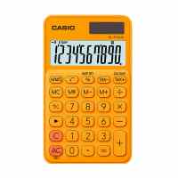 Kalkulators CASIO SL-310UC, 118 × 70 × 8.4 mm, oranža krāsa