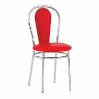 Virtuves krēsls NOWY STYL FLORINO CHROME V-17, smilšu, ādas imitācija