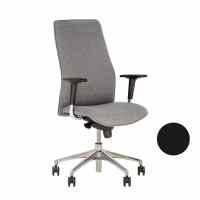 Ergonomisks biroja krēsls NOWY STYL SOLO R STEEL CHROME melns ZT25