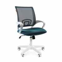 Biroja krēsls CHAIRMAN 696 WHITE, zaļā krāsā