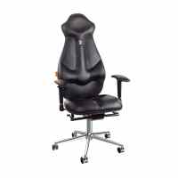Ergonomisks biroja krēsls KULIK IMPERIAL melnā ādas imitācijā
