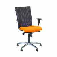 Biroja krēsls NOWY STYL EVOLUTION R melna āda SP-A, OH5