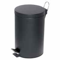 Atkritumu tvertne ALCO ar pedāli 20 L, melnā krāsā