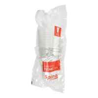 Plastmasas alus glāzes SPINO Picnic Fun, 400 ml, 12 gab., caurspīdīgas
