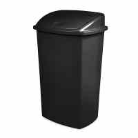 Atkritumu tvertne ar šūpoļveida vāku CEP, 73L, melnā krāsā