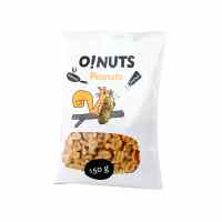 Zemesrieksti O!NUTS grauzdēti un sālīti, 150 g